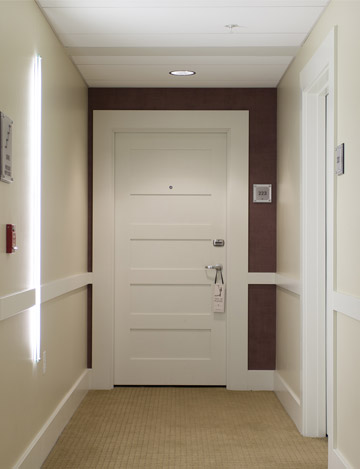 supadoor hotel hallway door