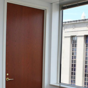 Mohawk office door