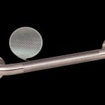 PREMIUM Diamond Knurled Satin 1.5" Diameter Stainless Steel Grab Bar