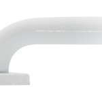 Polyester Painted Grab Bar in WHITE